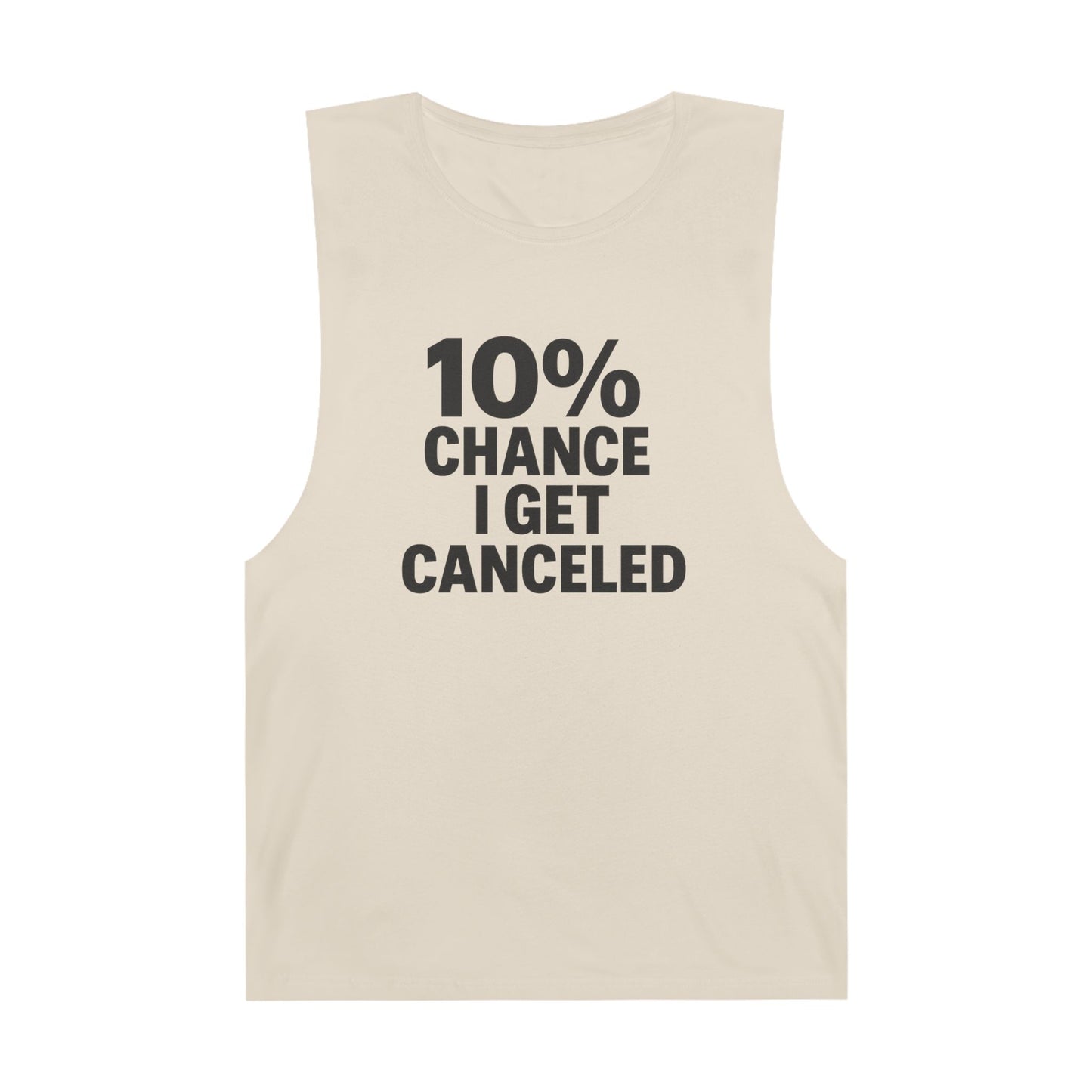10% Chance I Get Canceled - Men's Low Cutoff Tank