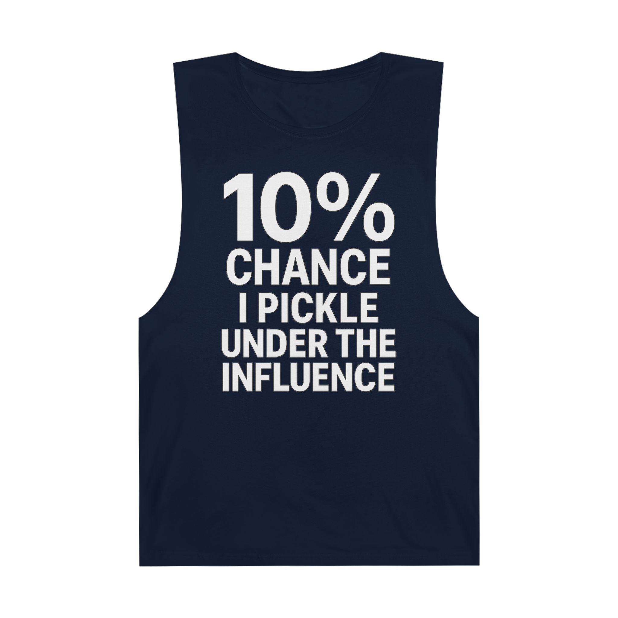 10% Chance I Pickle Under the Influence  - Men's Low Cutoff Tank