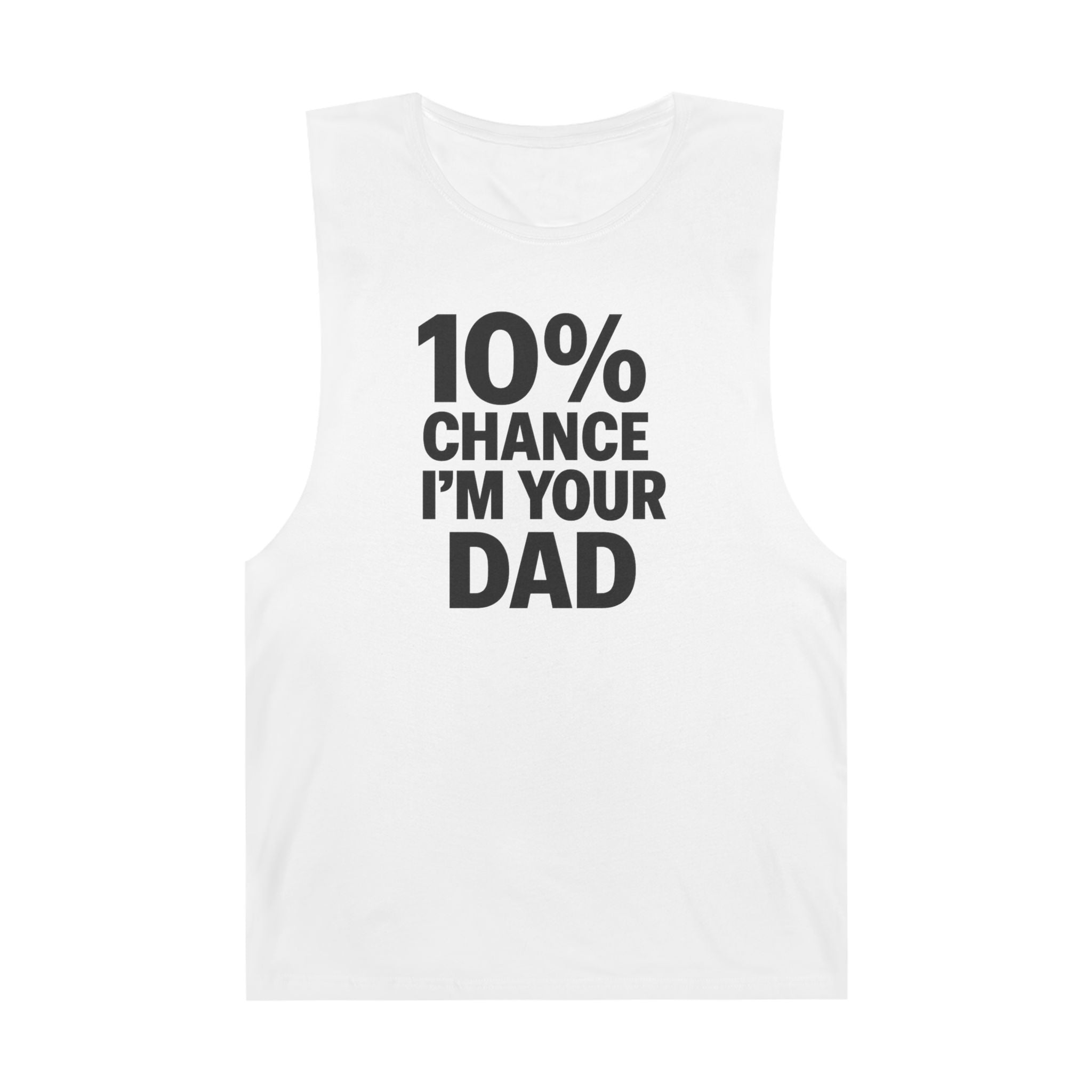 10% Chance I'm Your Dad - Men's Low Cutoff Tank
